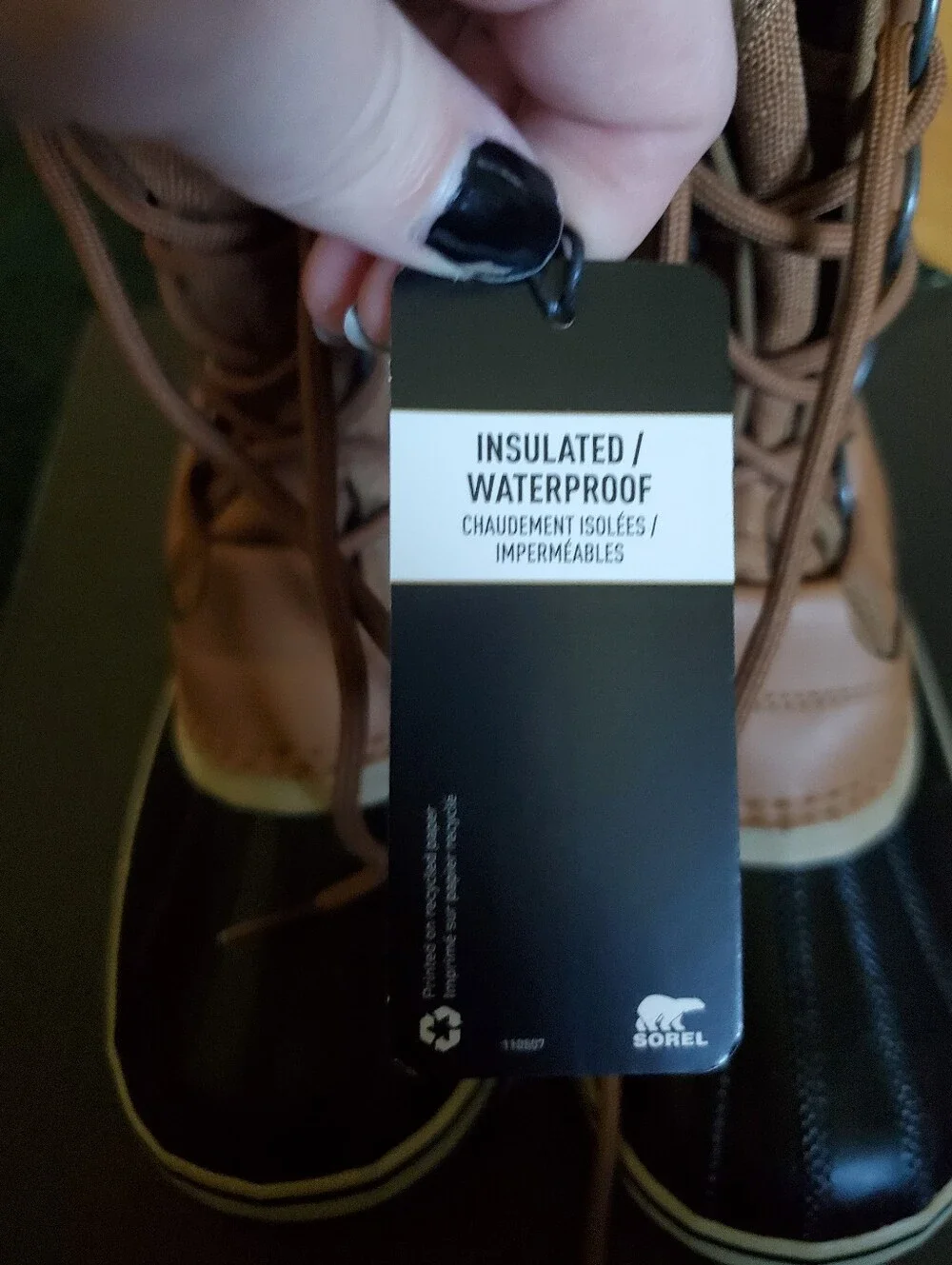 NWT Sorel Winter Carnival Camel Brown  Women's Winter Boot Size 10 Waterproof